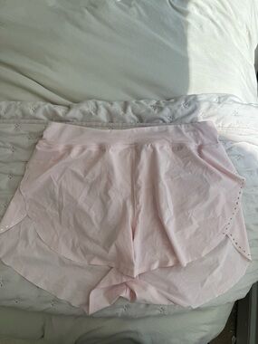Lululemon Fast & Free Shorts in Baby Pink